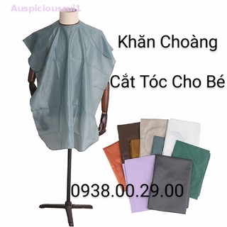 Khăn Choàng Cắt Tóc Cho Bé, Áo Choàng Cắt Tóc Cho Trẻ Em Mẫu 90 x 60cm.(Ảnh thật)