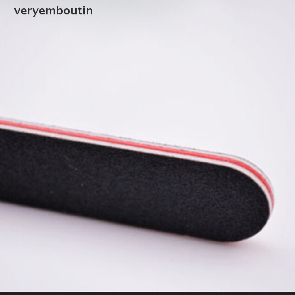 1 Cây Dũa Móng Tay Hai Mặt Màu Đen 100 / 180 n