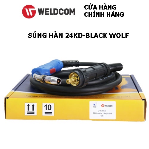 Súng Hàn 24KD Dùng Cho Máy Hàn - Chính Hãng Black Wolf