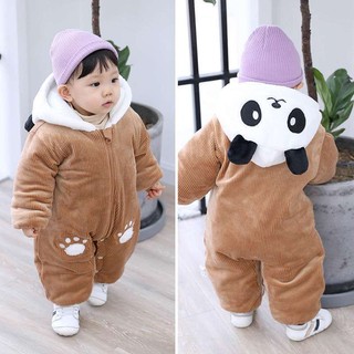Body dài tay liền thân trần bông cho bé trai và bé gái sơ sinh từ 3-14kg, hàng đẹp xuất HÀN - BD49