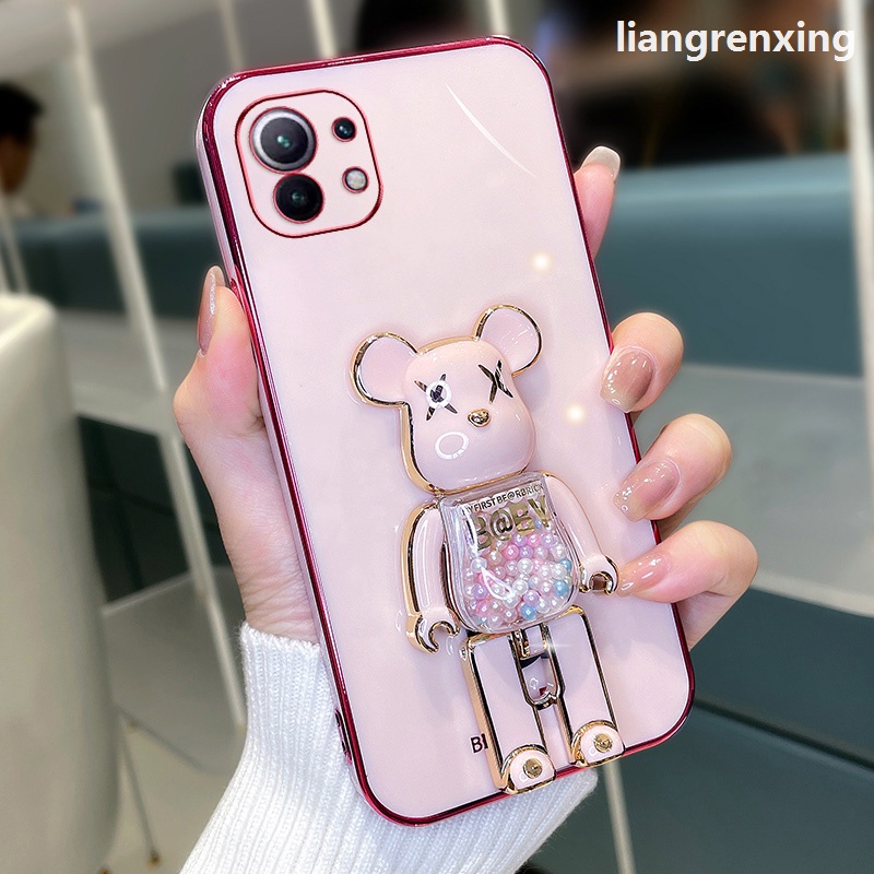 Ốp lưng xiaomi mi 11 lite xiaomi 11t xiaomi 11 lite 5g ne xiaomi 11t pro Ốp Điện Thoại Silicon Chống Sốc Mạ Điện DDTGZJ01 Cho xiaomi mi 11 lite xiaomi 11t xiaomi 11 lite 5g ne xiaomi 11t pro viền vuông cute