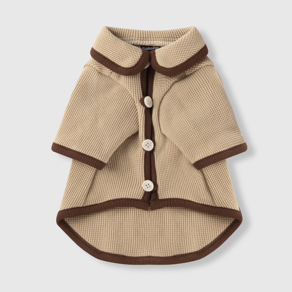 Áo khoác len mùa đông sành điệu cho chó mèo - SaboCoco