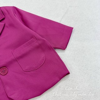 Áo vest hồng tím dành cho bé