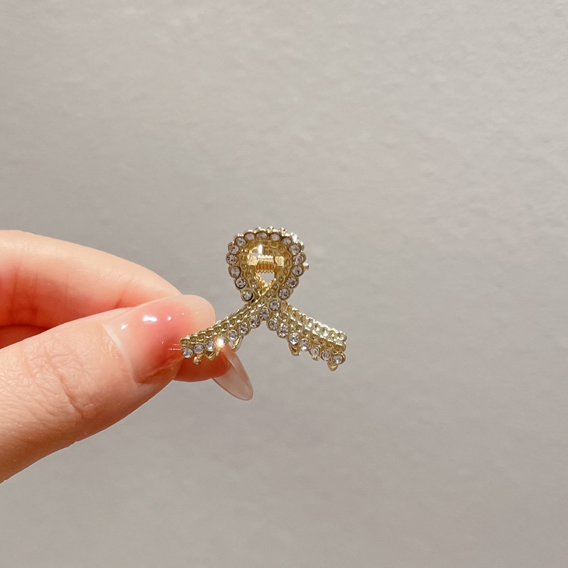 Kẹp Tóc Đính Ngọc Trai Nhân Tạo Bằng Hợp Kim Phong Cách Hàn Quốc