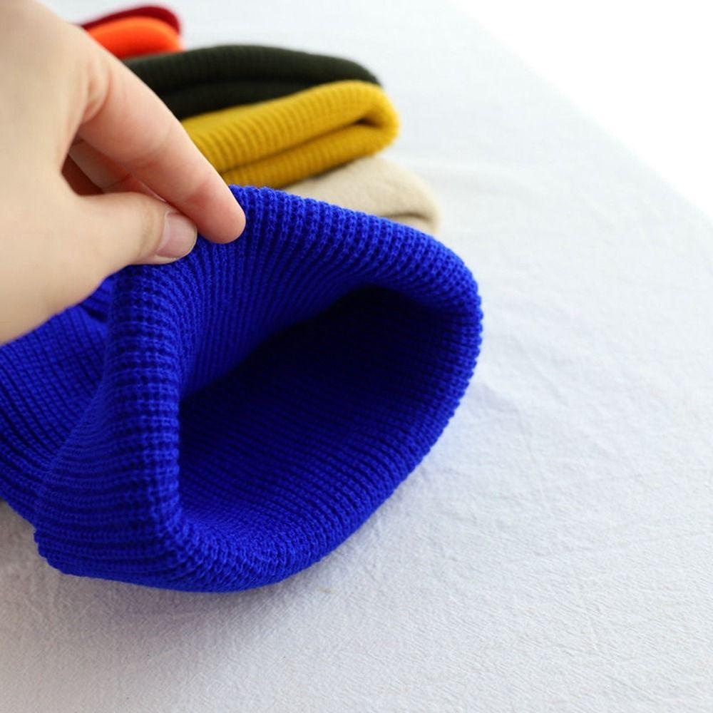 Mũ Beanie Dệt Kim In Họa Tiết Mặt Cười Và Chữ WMES15H Phong Cách Hàn Quốc Thời Trang Thu Đông Cho Nam