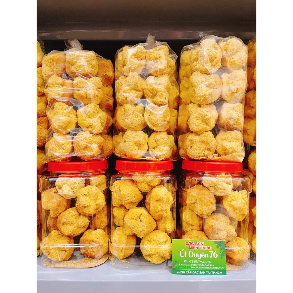 Bánh Thuẫn Quảng Ngãi bịch 460gr Sấy Khô Thơm Ngọt Thuần Khiết - Đặc sản Miền Trung Út Duyên