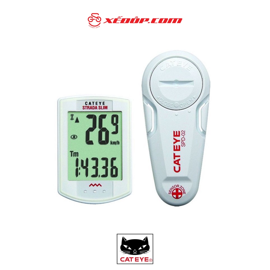 Đồng hồ tốc độ CatEye Strada Slim CC-RD310W
