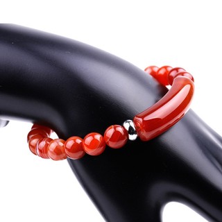 1 Vòng Tay Đá Thạch Anh Tím Co Giãn 8MM