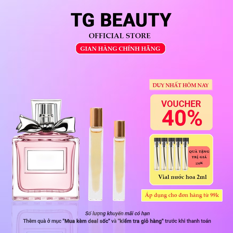 Nước Hoa Nữ Miss Dior Dạng Xịt Mini Chính Hãng, Tinh Dầu Nước Hoa Hương Thơm Quyến Rũ Thơm Lâu Sử Dụng Cho Body