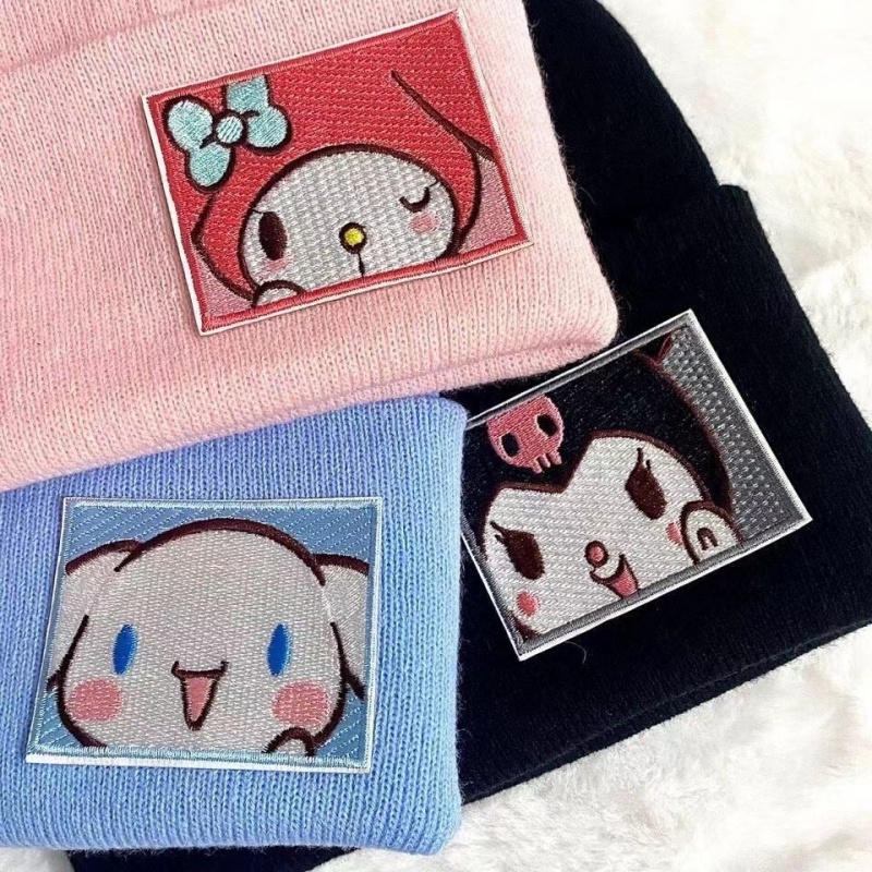 SANRIO Mũ Len Thiết Kế Đáng Yêu Thời Trang Dành Cho Cặp Đôi