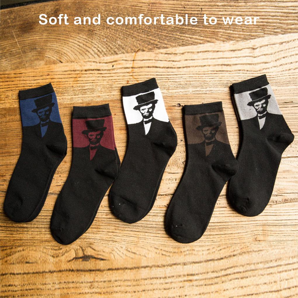 Vớ Cotton 70 Họa Tiết Phong Cách Quý Ông Thời Trang Thu Đông Cho Nam