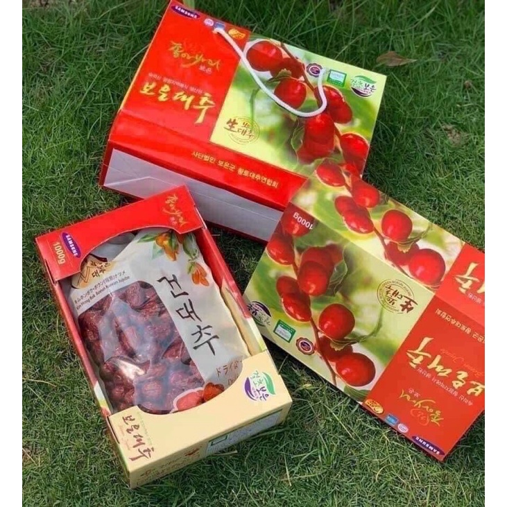 Táo đỏ sấy khô Hàn Quốc hộp 1kg