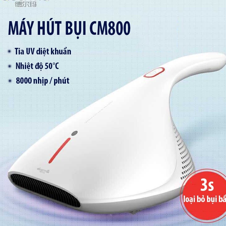 Máy Hút Bụi Giường Đệm CM800 Diệt Khuẩn UV Tiện Lợi Máy Bảo Hành 12 Tháng VT46