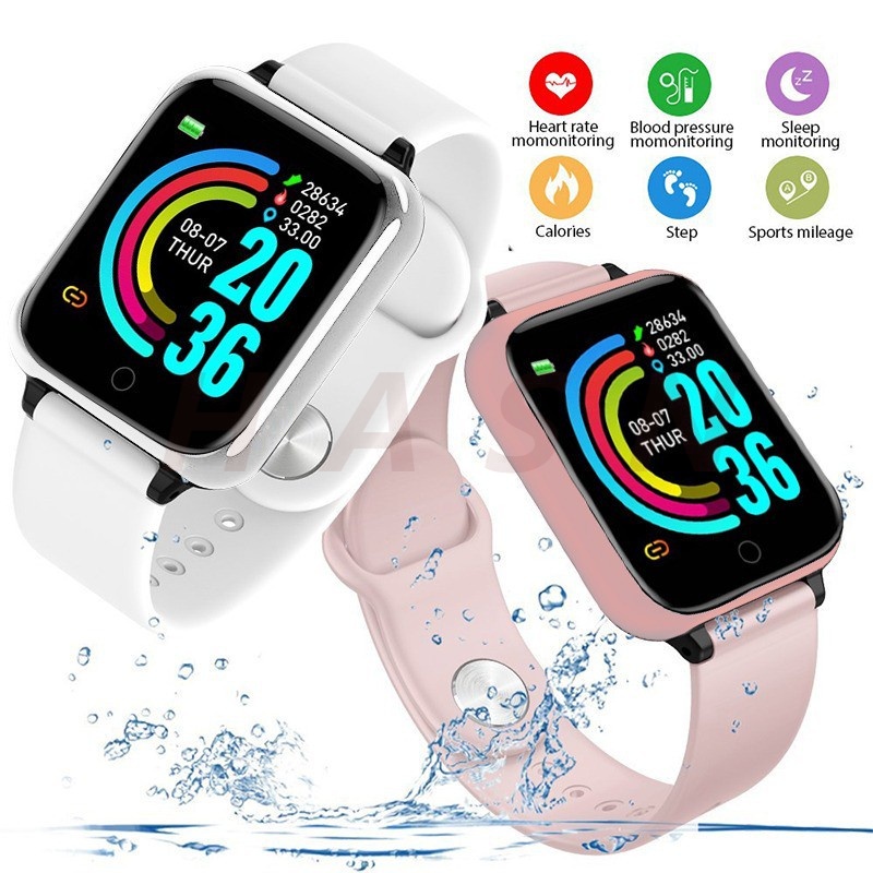 Đồng Hồ Thông Minh Y68 / D20 Fitpro Chống Nước 1.44