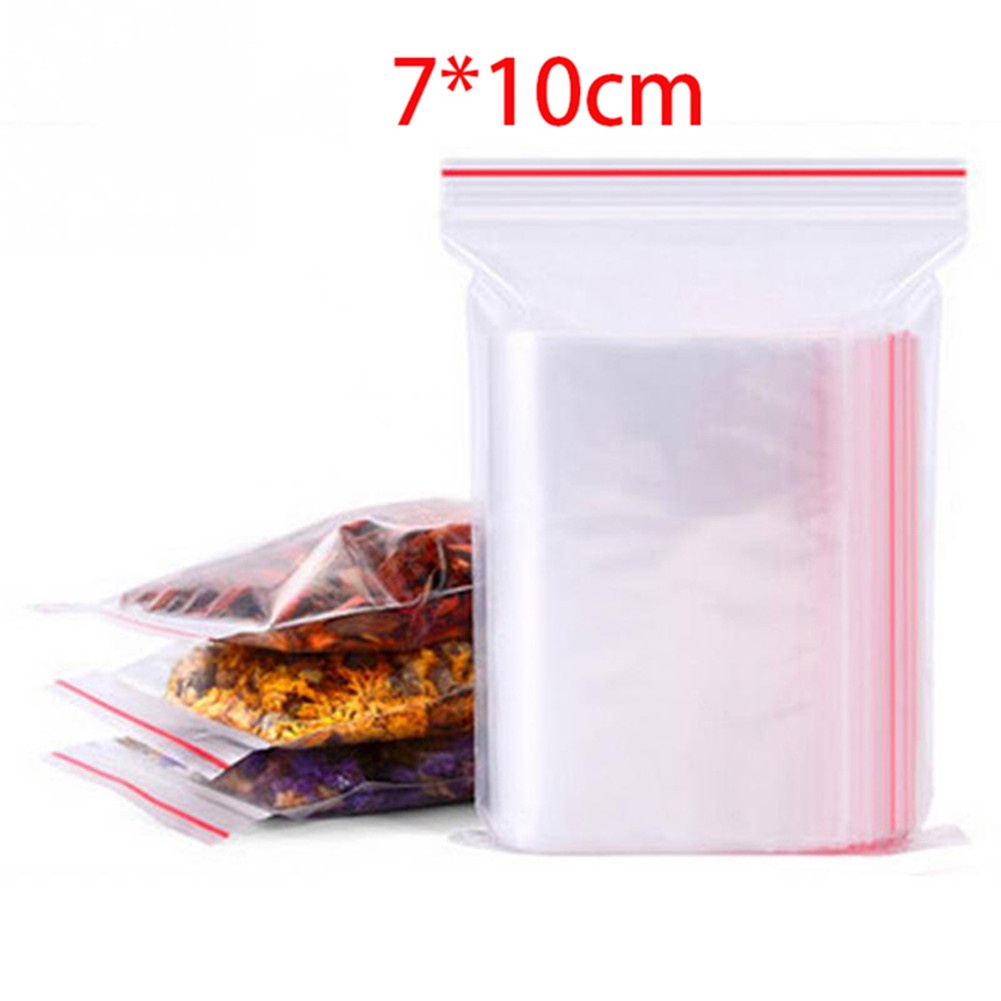 [flash Sale] Set 100 Túi Nhựa Hút Chân Không Đựng Thực Phẩm Tươi Mới s / m / l