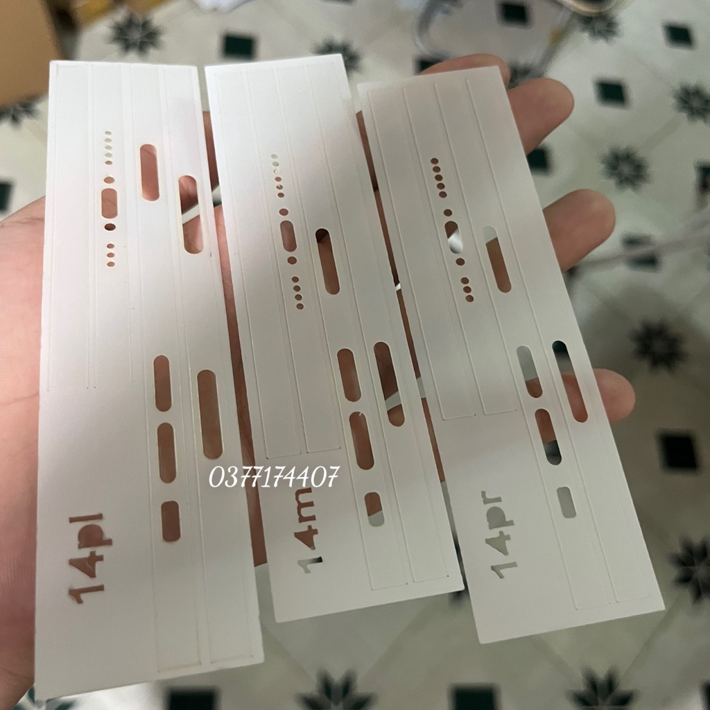 Miếng dán PPF viền máy cho iPhone 14 Pro Max, 14 Plus, 14 Pro, 14 bảo vệ máy siêu tốt