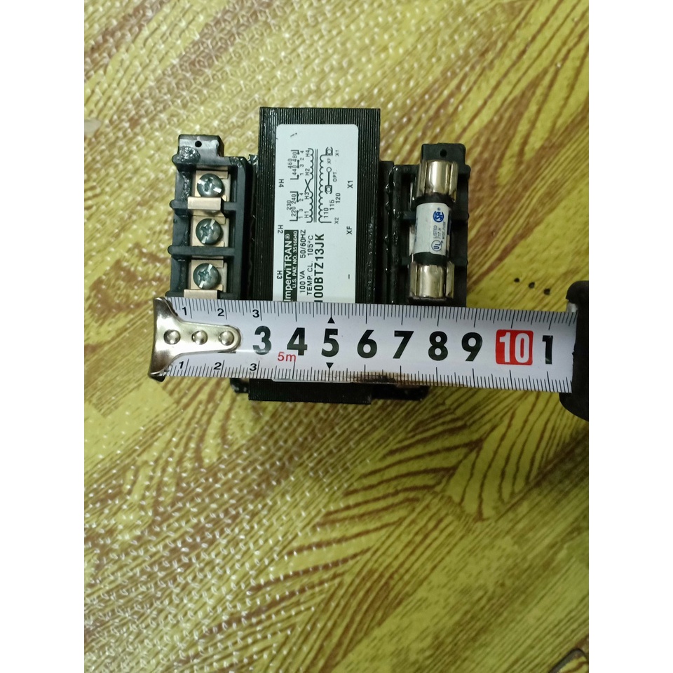 Biến áp cách li vào 380/220v ra 110v 100VA Biến áp điều khiển Micron IMPERVITRAN B100BTZ13JK 100va,