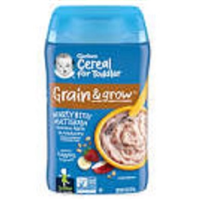 Bột ăn dặm Gerber ngũ cốc trál cây cho bé từ 12 tháng 227g