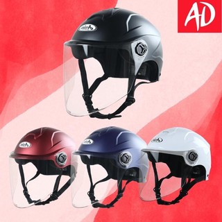 Mũ bảo hiểm nửa đầu ASIA MT179 có kính che full mặt chính hãng