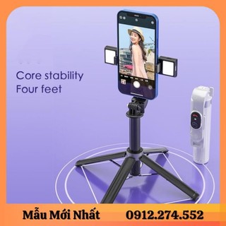 2022 mini quadrupod mới lấp đầy ánh sáng gậy selfie đa chức năng điều khiển từ xa bluetooth tạo tác ảnh sống ngoài trời