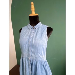 Đầm sơ mi giả jean (DAM058)
