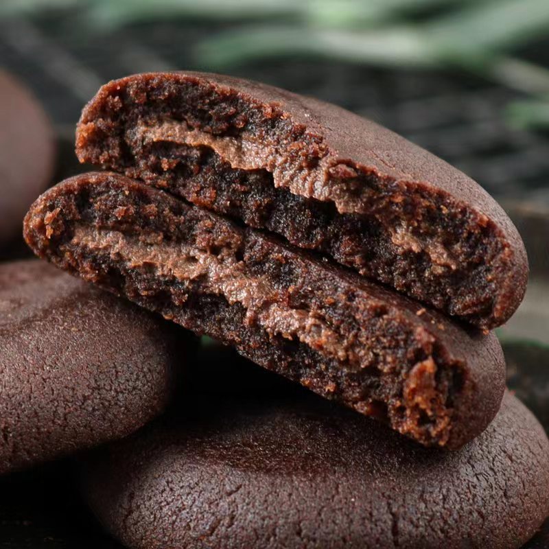 Combo 500g Bánh Quy Mềm Nhân Socola Nextar Brownies món ăn vặt thay thế bữa ăn phụ nhiều dưỡng chất