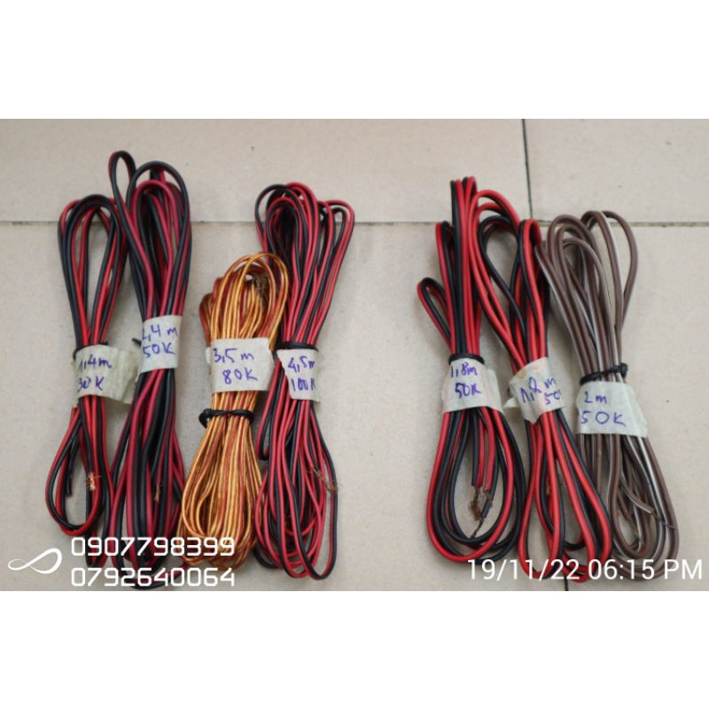 Dây loa lõi 1.0mm và 1.5mm nội địa Nhật