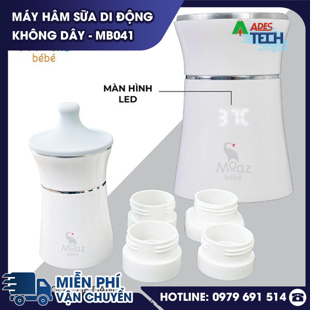 MÁY HÂM SỮA DI ĐỘNG KHÔNG DÂY - MB041 - Bảo hành chính hãng