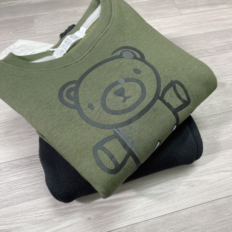 Bộ nỉ bông xuất dư hình gấu siêu xinh