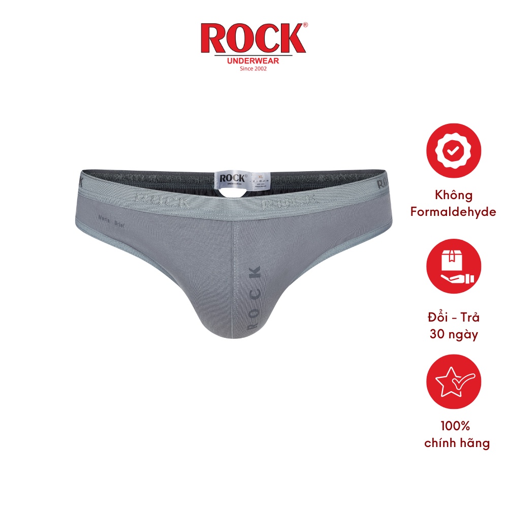 Quần lót nam cao cấp cotton 100% signature ROCK QA428 thấm hút tốt thoáng mát, thun nhỏ không cấn bụng, mạnh mẽ cá tính