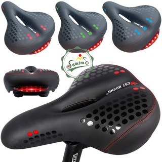 Yên xe đạp - yên béo lổ saketu tích hợp đèn hậu