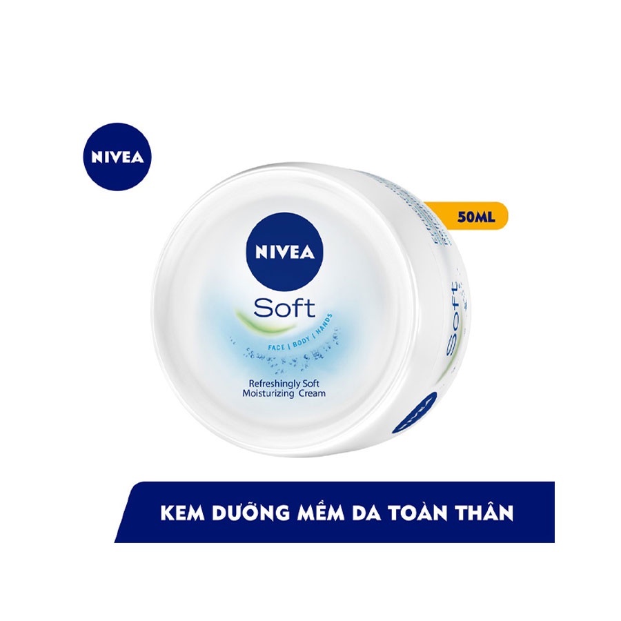 KEM DƯỠNG VÀ LÀM MỀM DA NIVEA SOTF CREAM 50ml