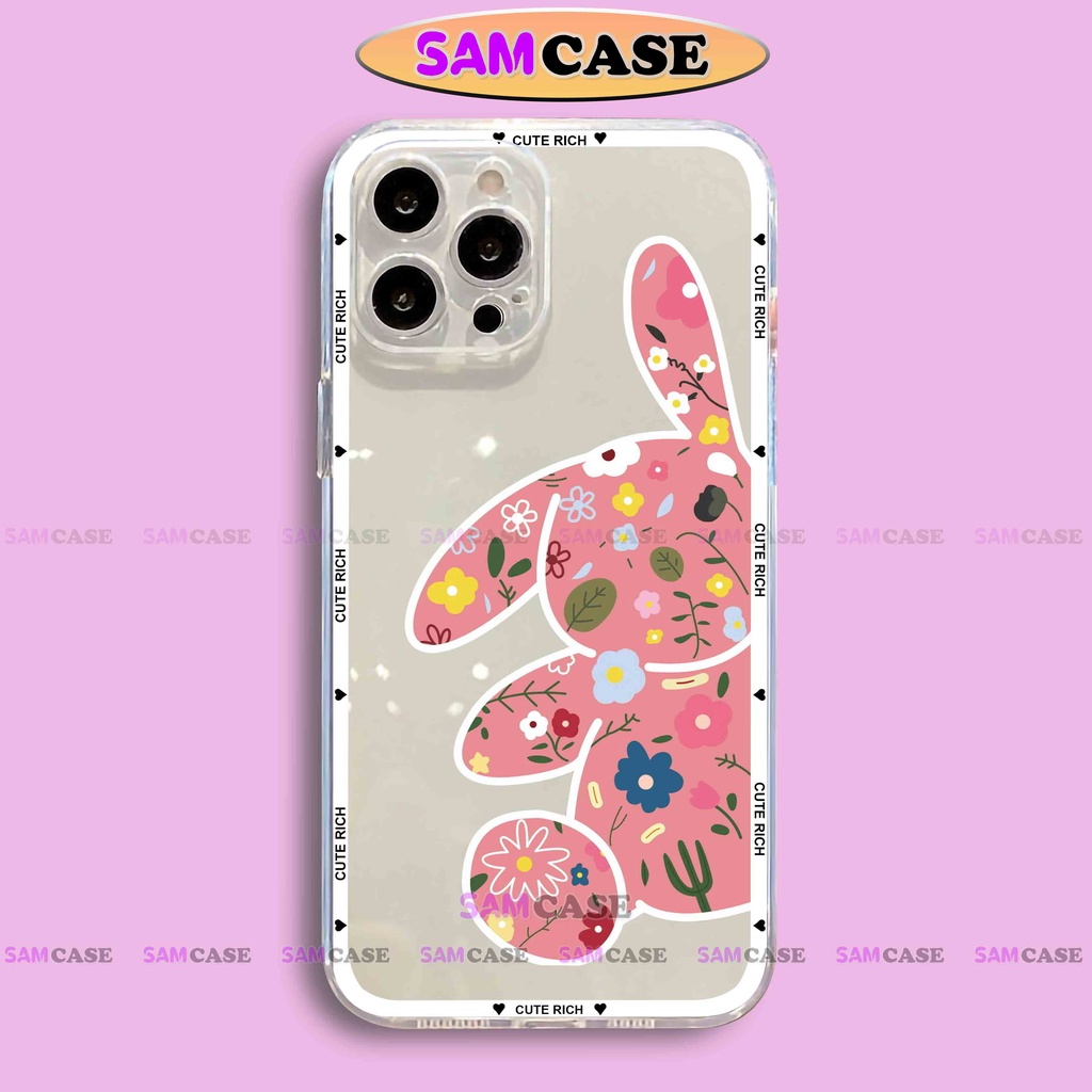 Ốp lưng iPhone chống sốc cạnh viền vuông Silicon trong suốt ip 6/6s/7/8/X/XS/11/12/13/14 Pro Plus Max cặp đôi cute đẹp