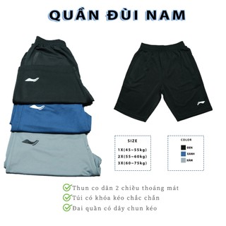 Quần đùi nam thể thao vải thun co giãn thoáng mát thoải mái khi mặc (VD02)