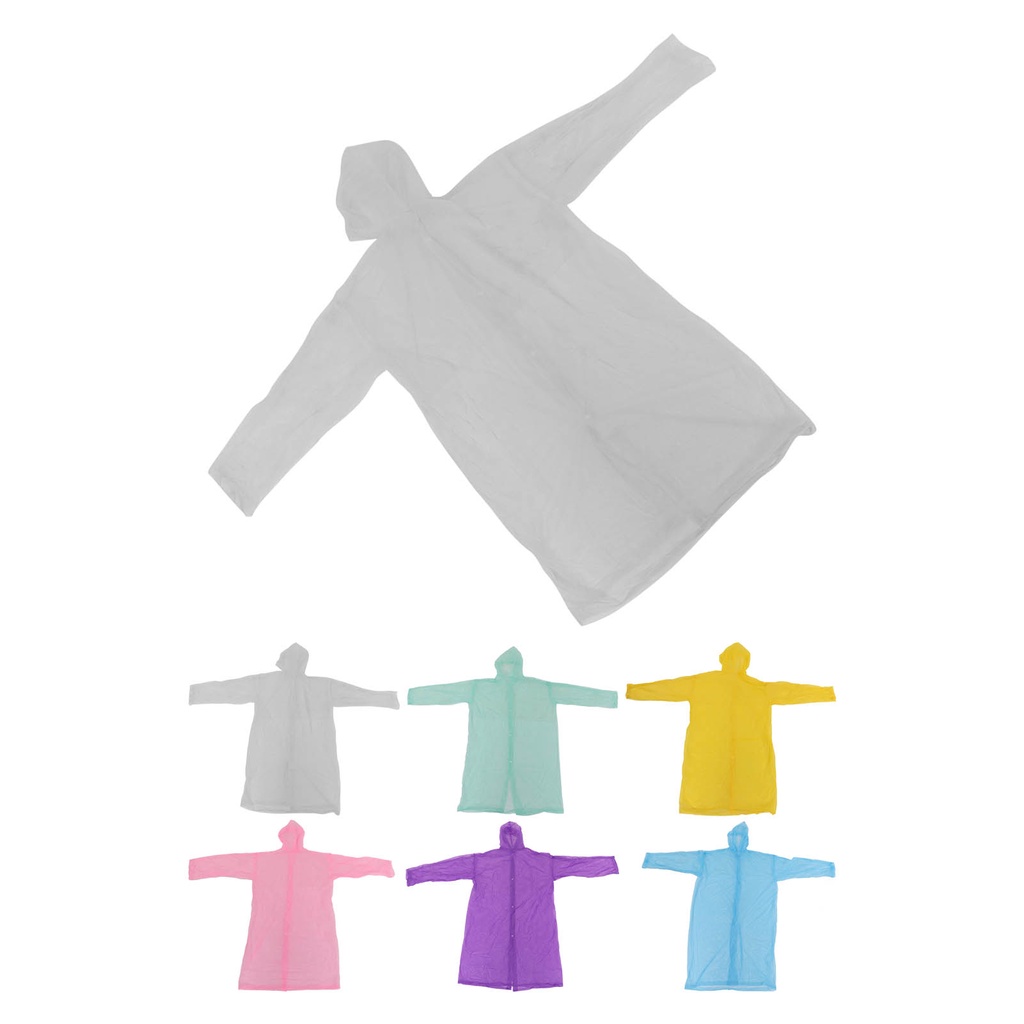 Có thể bán buôn Áo mưa di động chống thấm nước đa năng có mũ trùm và tay áo thể tái sử dụng cho người lớn Unisex Vermont055 Hàng giao ngay