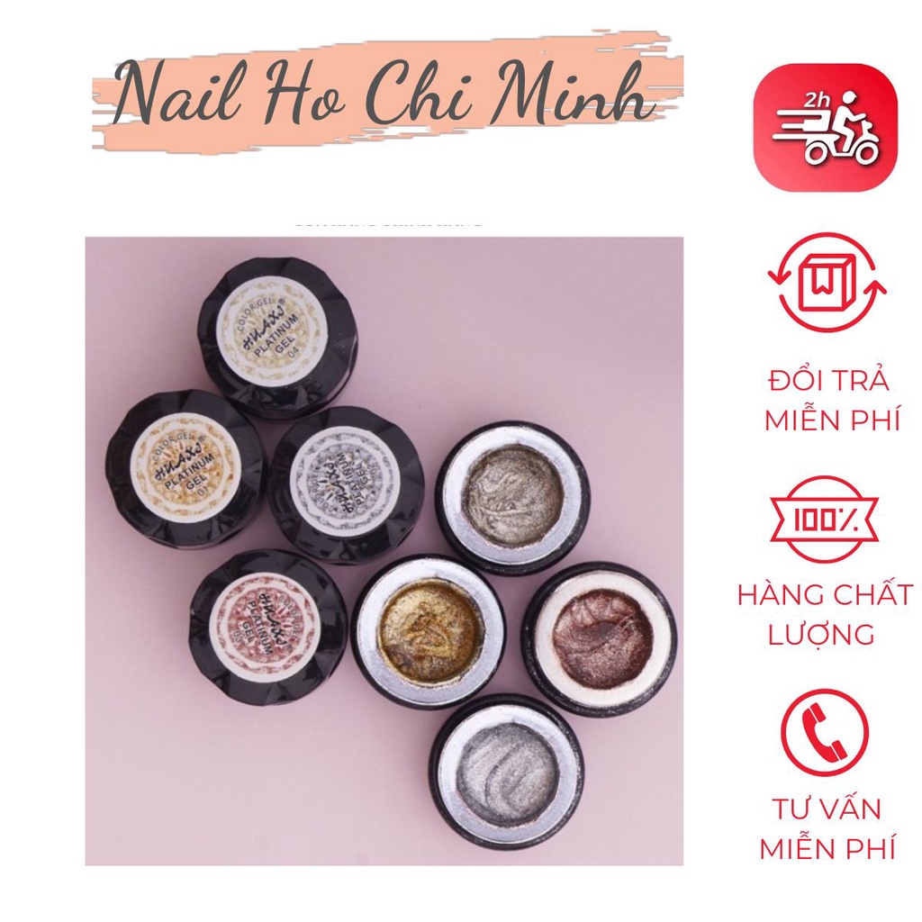 Gel nhũ Huaxi Platinum chính hãng - Gel nhũ nail vẽ móng chuyên dụng (lẻ 1 hũ)
