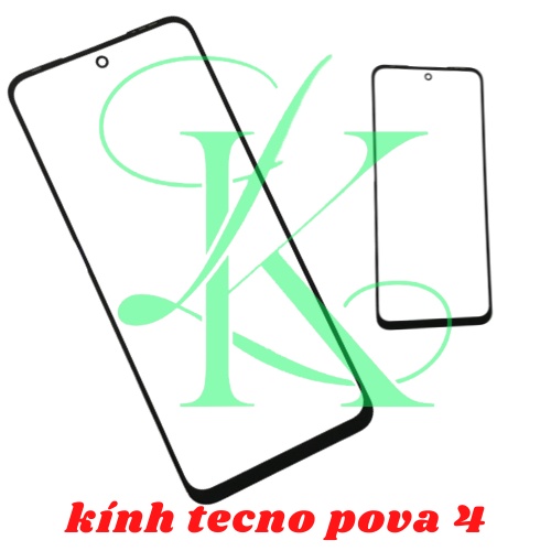 Kính Tecno pova 4 có oca ( kính ép Tecno pova 4 )