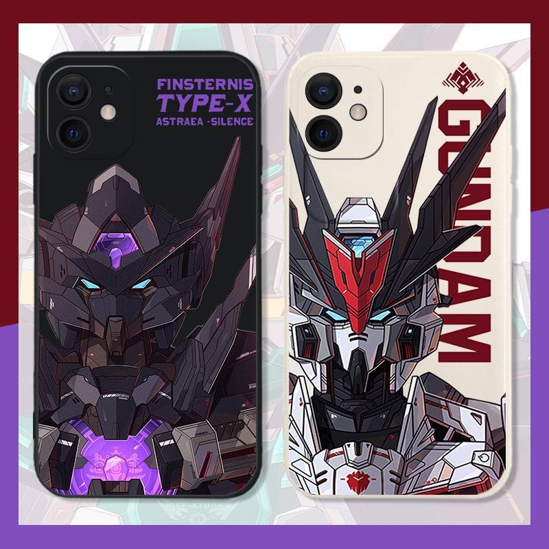 Ốp Điện Thoại Hình Mecha GUNDAM Cho iPhone 7 8 14 Plus 11 pro Max Se 2020 8 Plus 13 12 pro Max X Xr Xs Max