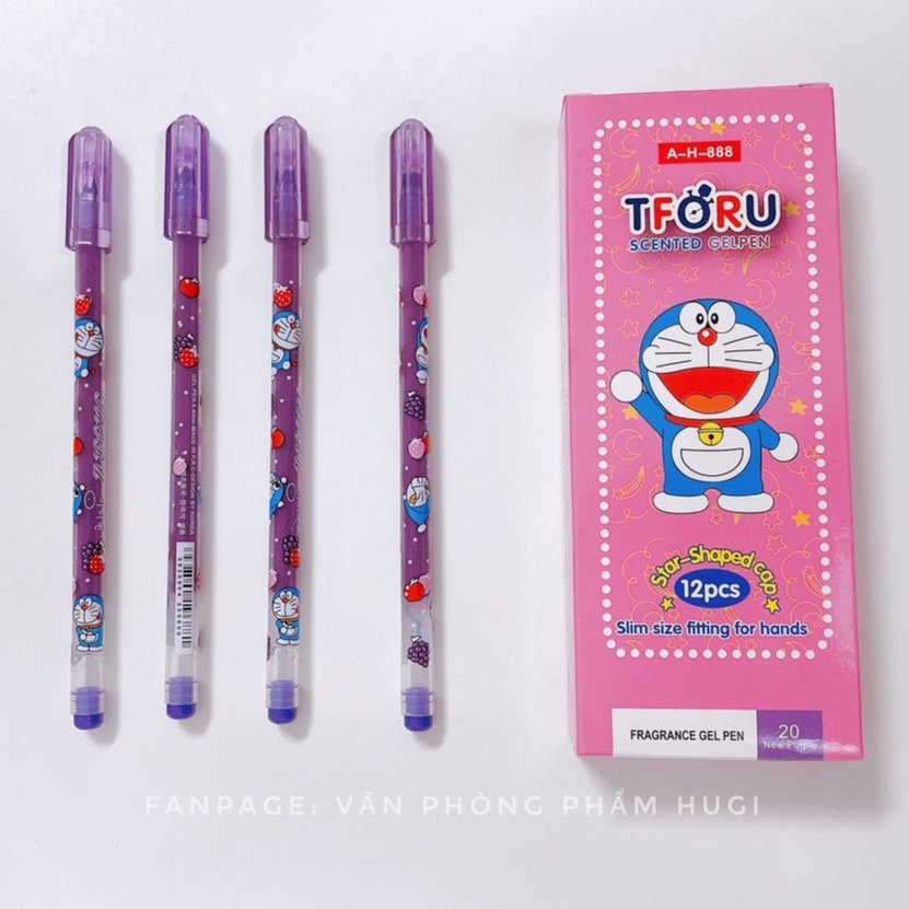 Hộp 12 cây bút gel nho Thoru  nét nhỏ dành cho học sinh tiểu học