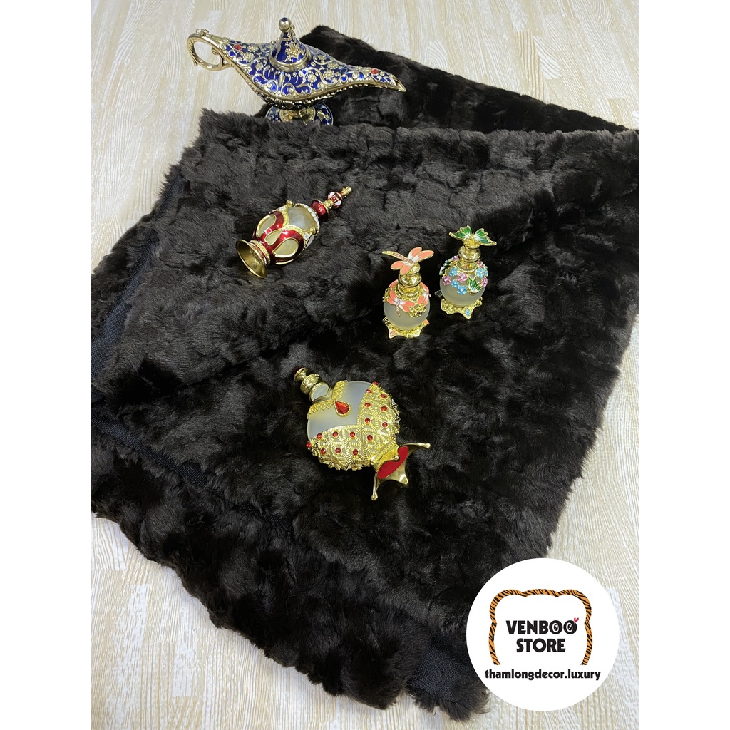 🌟 1m x 1m6 Thảm lông chụp hình sản phẩm | Thảm lông trải bàn trang điểm decor bàn học | Đen Xoắn