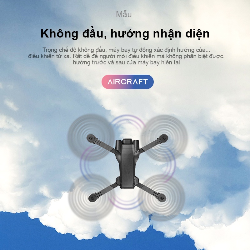 ⚡Flycam H7 DRONE 4K camera flycam Chức năng cài đặt độ cao, sáu kênh với con quay hồi chuyển Định vị 4K ống kính kép🔥 | BigBuy360 - bigbuy360.vn