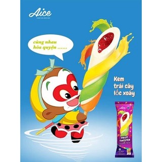 Kem trái cây lốc xoáy aice