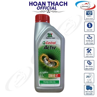 Dầu nhớt xe số castrol activ 20w40 4 thì cao cấp