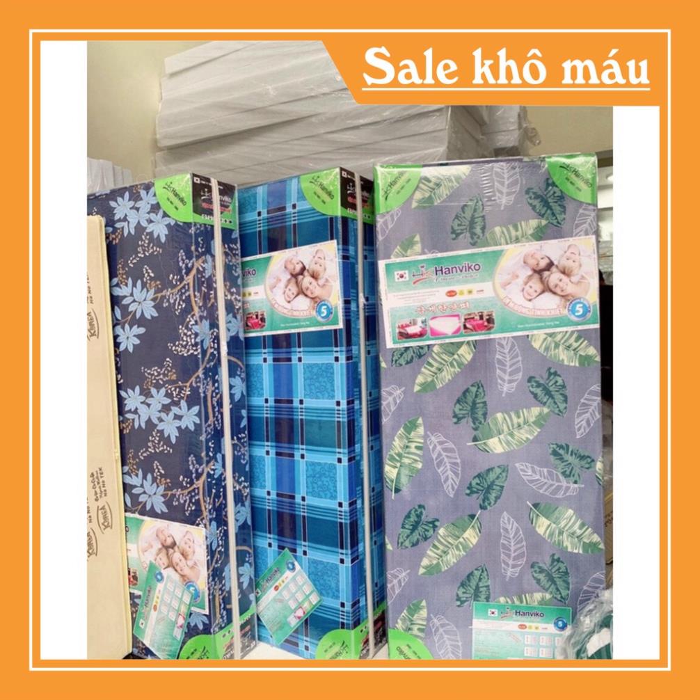 Áo bọc đệm bông ép , xốp gấp 3 khúc cotton TC 2 mặt có khóa kéo tiện lợi