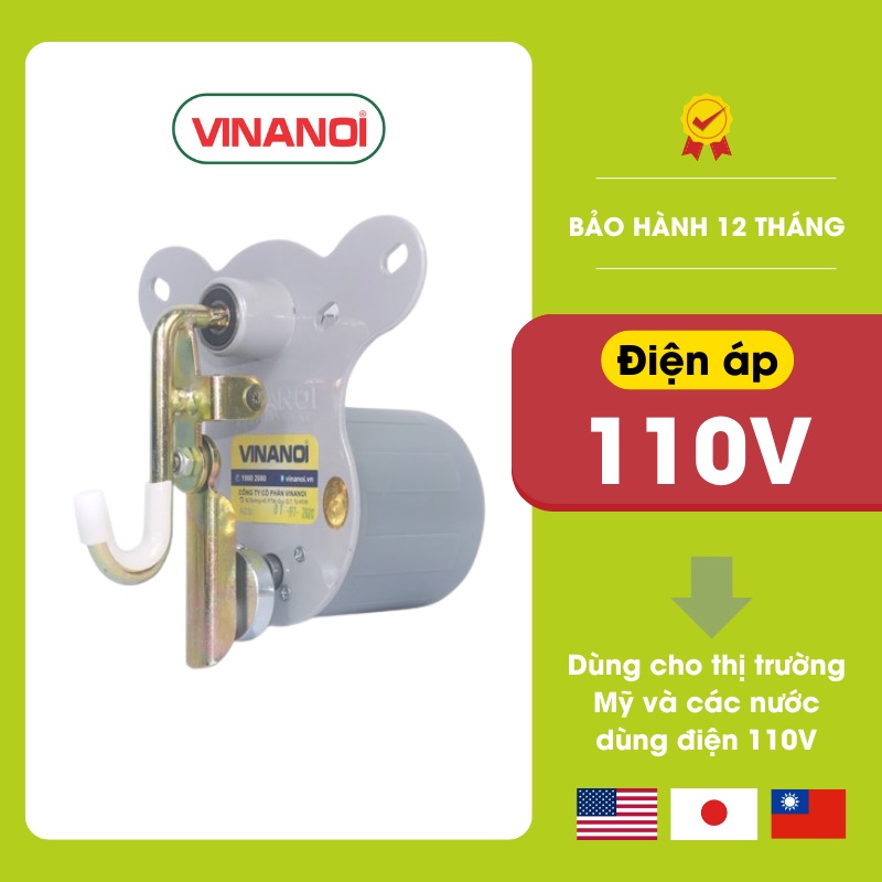 Máy đưa võng tự động Vinanoi sử dụng điện 110V, dùng cho thị trường Mỹ và các nước dùng điện 110V