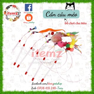 Cần câu mèo - đồ chơi giải trí cho mèo