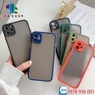 Ốp lưng iphone viền nhựa dẻo - chống sốc thời trang - lưng nham / ốp iphone x - iphone xs - iphone xs max - iphone xr