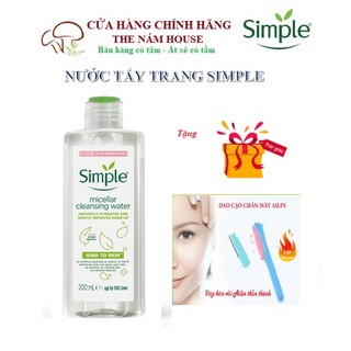 Simple Nước Tẩy Trang Micellar Cleansing Water 200ml