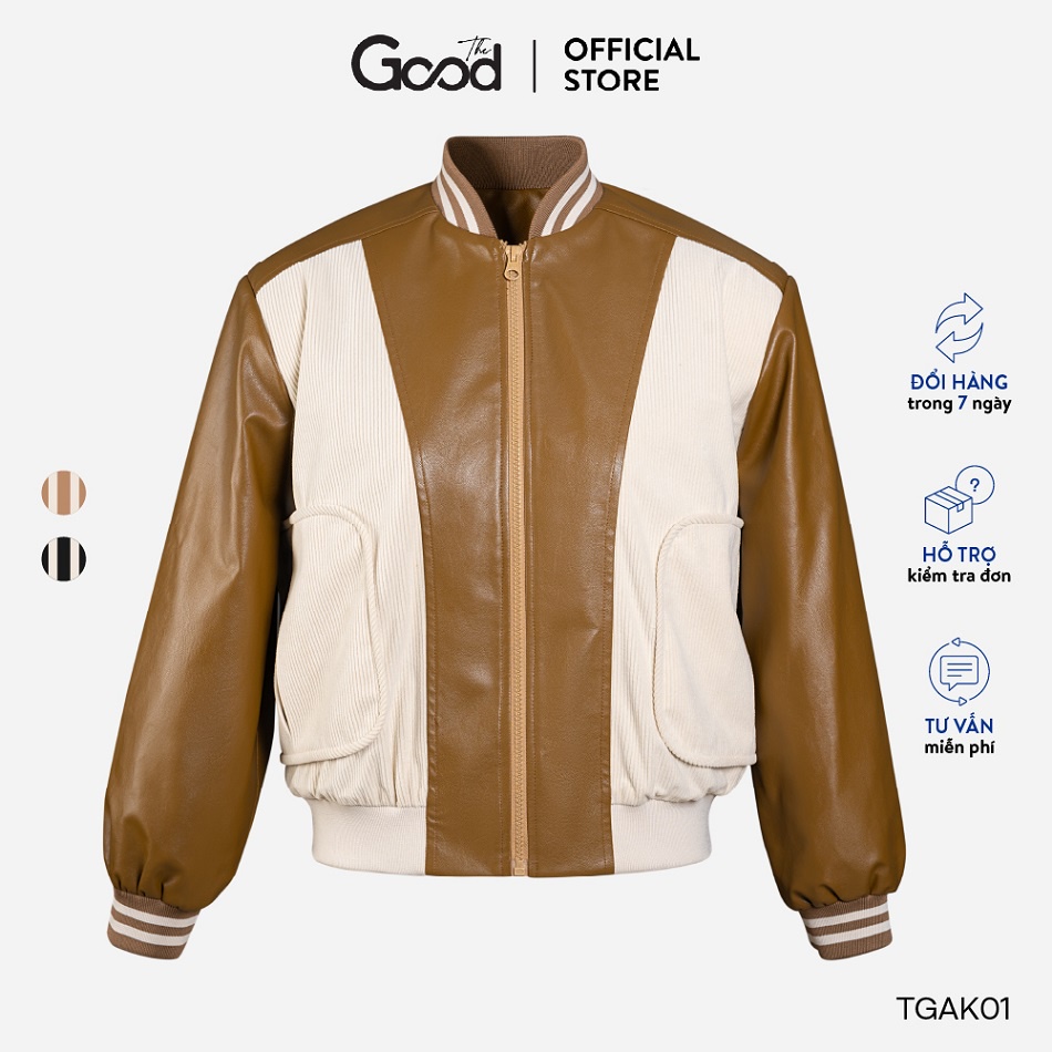 Áo Khoác Bomber Cao Cấp Thời Trang THE GOOD/ LEACOR BOMBER