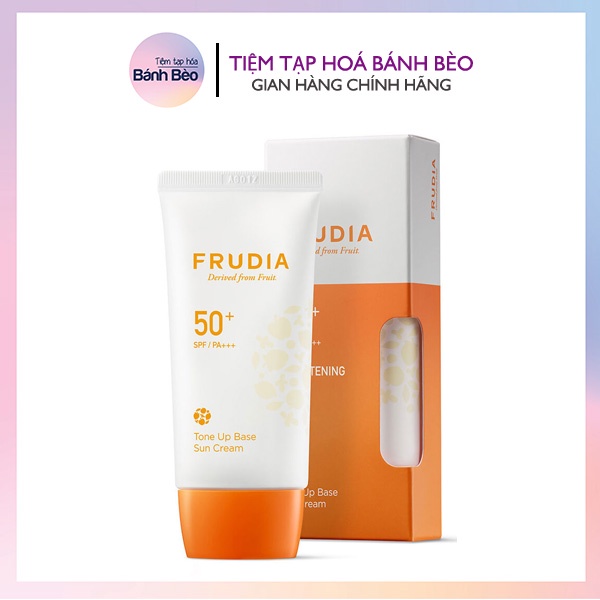 Kem chống nắng nâng tông kiềm dầu Frudia Tone-Up Base Sun Cream 50g